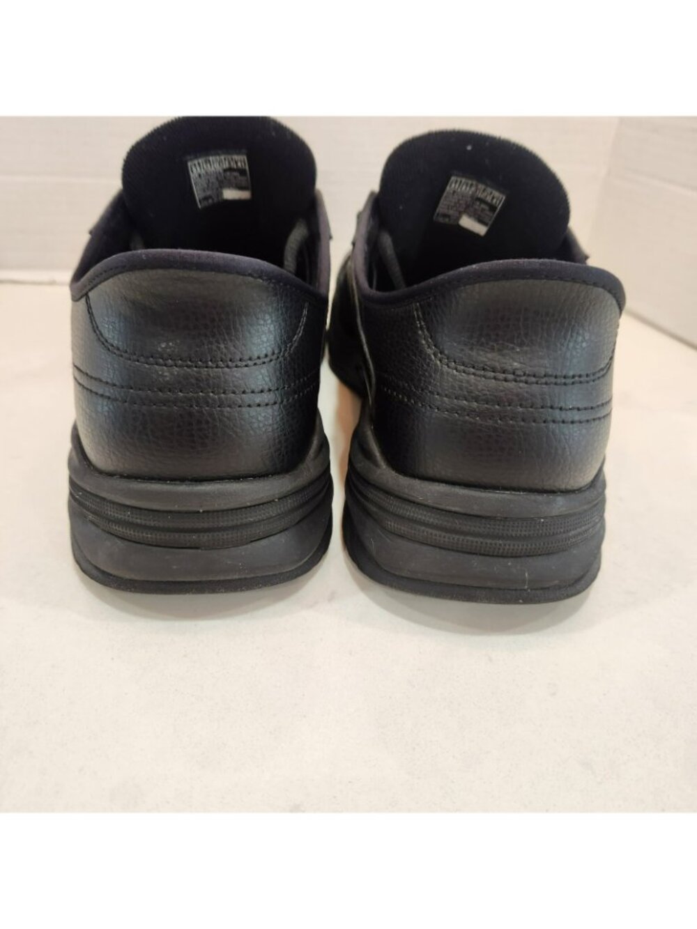 Skechers Men's Durham Hands Free Slip-in Sneakers Black 9.5 Extra Wide Fit - Picture 3 of 8